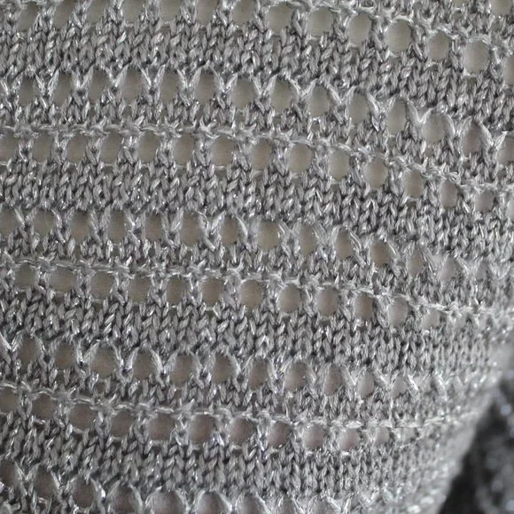 Massini Open-Weave Metallic Sweater - Picture 4 of 5